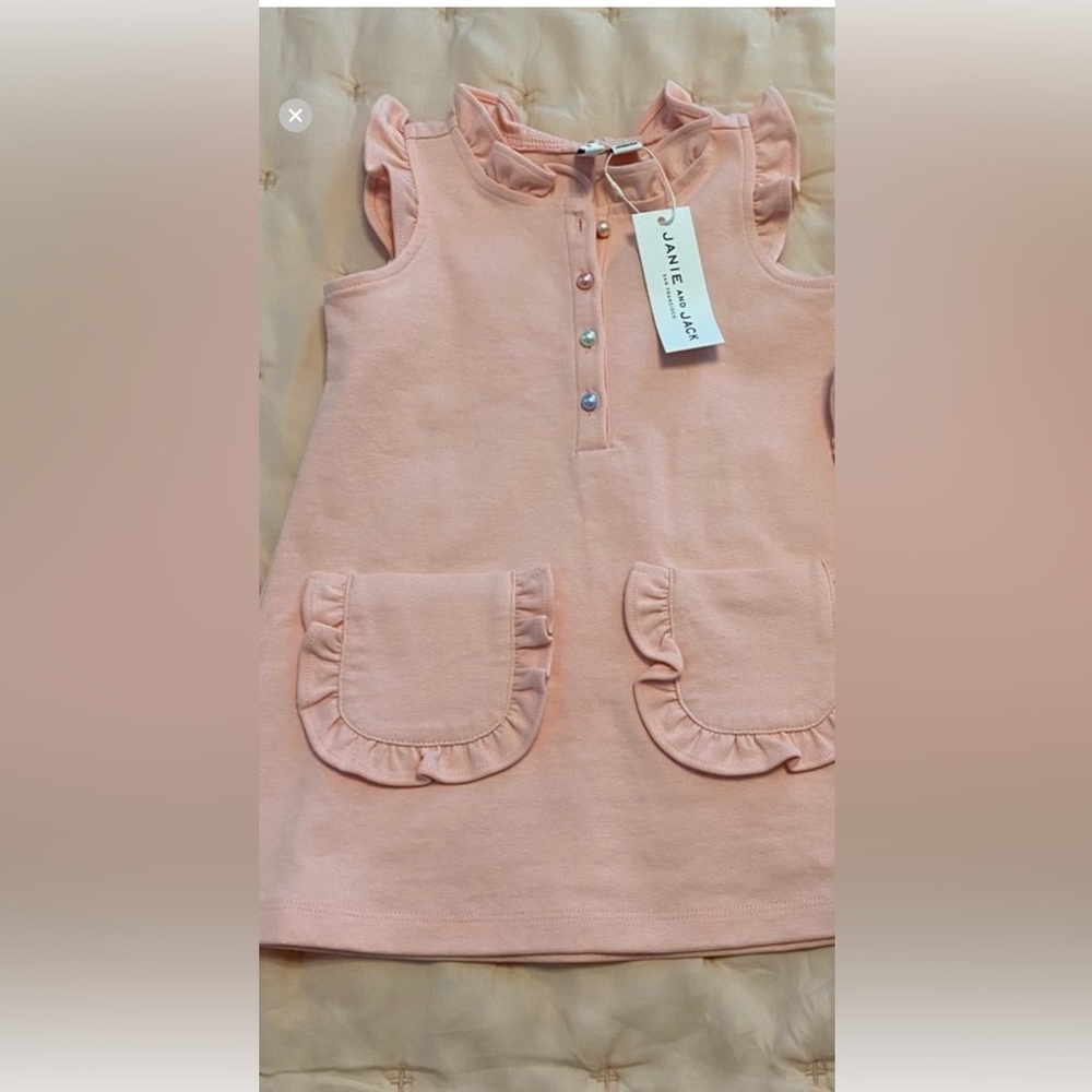 Adorable pearl accented Janie and jack dress